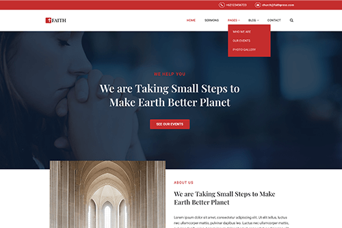 FaithPress WordPress Theme